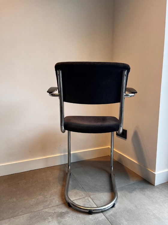 Image 1 of Sillas De Wit Brothers – Juego de 4 – Diseño con estructura tubular