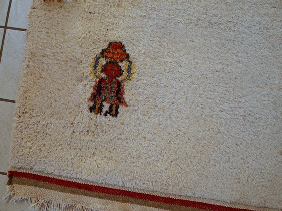 Image 1 of Tappeto Gabbeh persiano vintage fatto a mano, 140 cm x 215 cm, anni '60 - 1C344