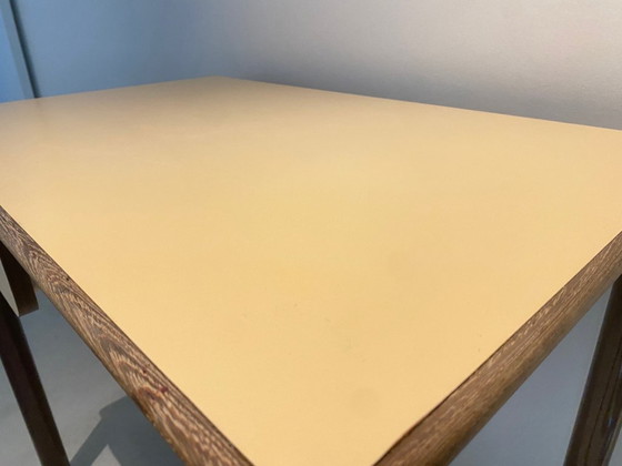 Image 1 of Table d'écolier Elco vintage avec structure en acier et tiroir – vers 1965