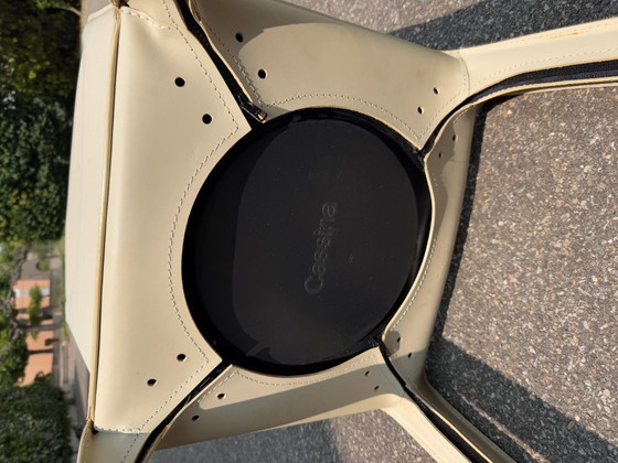 Image 1 of 4 bar stools 410 Cab of Mario Bellini for Cassina