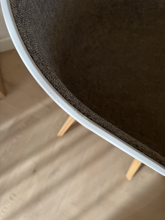 Image 1 of 4x HAY About a Chair AAC 22 dining chair lacquered oak upholstered
