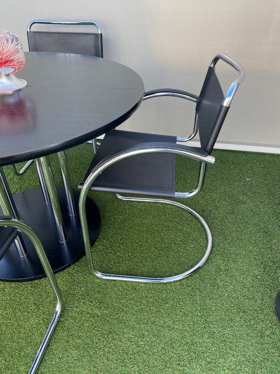 Image 1 of Set da pranzo di design Thonet con sedie Bauhaus