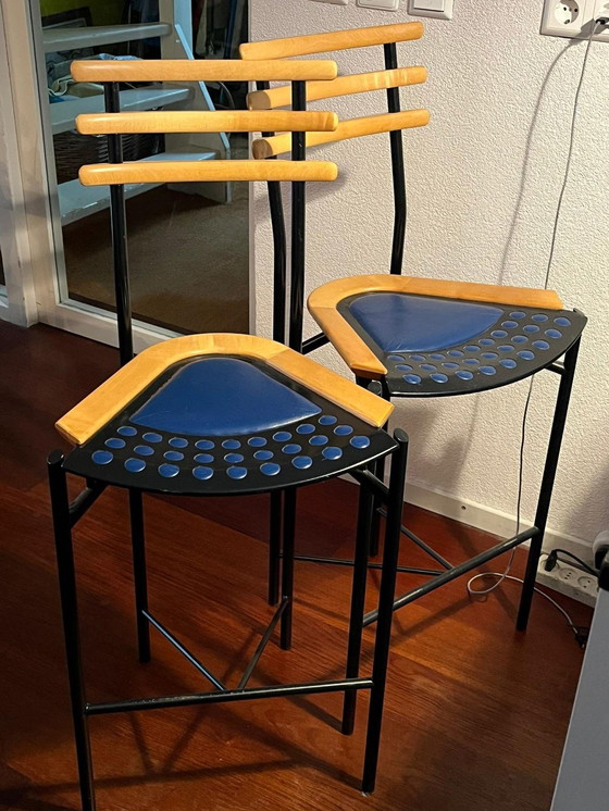 Image 1 of 2 Design Bar Stools by Zumsteg