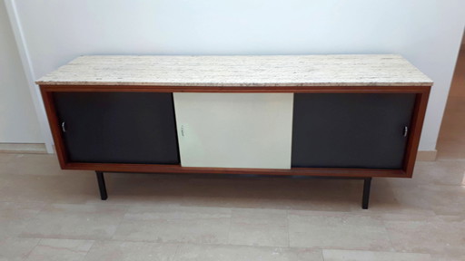 Vintage Sideboard mit Marmorplatte