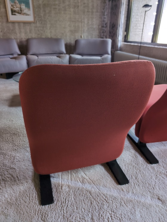 2 Concorde Fauteuils van Pierre Paulin voor Artifort – Metal, Textile (photo 2 of 6)