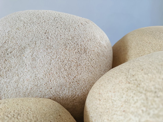 Image 1 of ENSEMBLE DE 4 ROCHES DE LUNE 'DORA' PAR ANDRÉ CAZENAVE POUR RONALD JAMOIS, FRANCE, années 1970