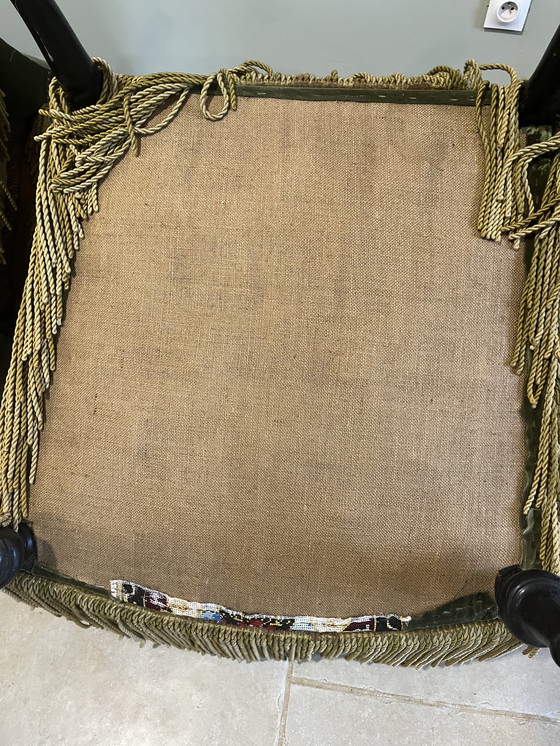 Image 1 of Coppia di poltrone in velluto