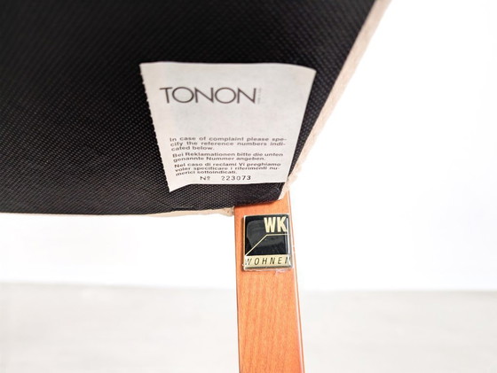 Image 1 of Juego de 2 sillas originales WK Wohnen, sillas de comedor, muebles de diseño