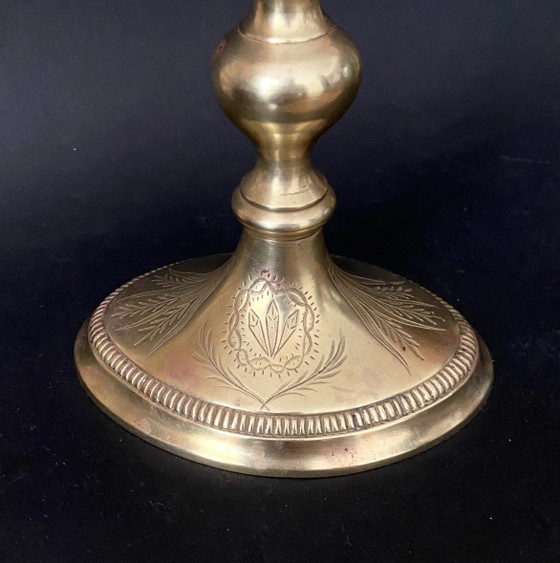 19e-eeuws Vera Cruz Reliekkruis – Relikwie van het Ware Kruis – Decoratieve objecten, Brass, Glass (photo 6 of 9)
