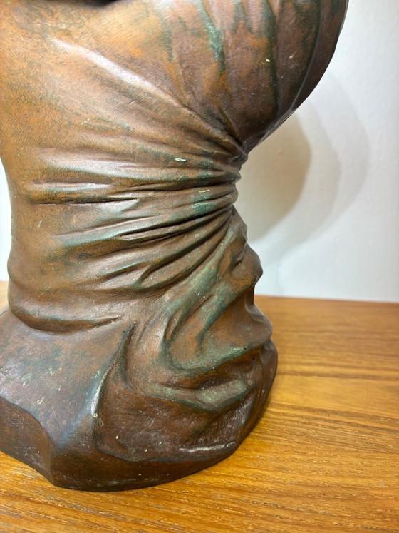 SELTENE Museumsqualität Jugendstil Bronze Büste von Marcel Début – Bildhauerei (photo 10 of 19)