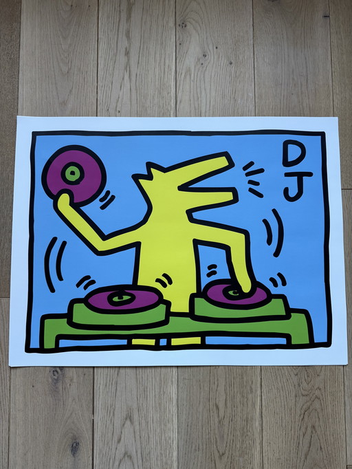 Keith haring DJ Street art 