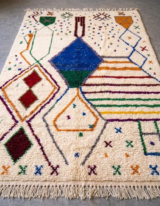 Magnifico tappeto artigianale in lana 140/250cm – vloerkleden en tapijten, Wool (photo 2 of 5)
