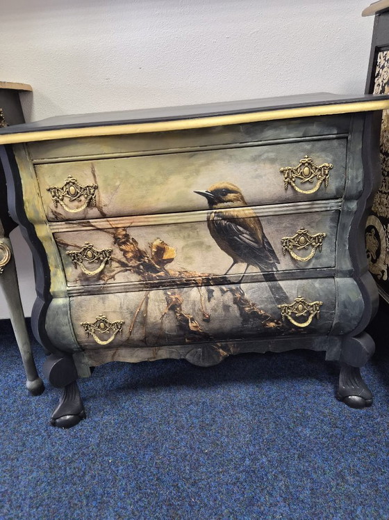 One-of-a-Kind Bird Chest of Drawers – Hand-Finished Art Furniture – Luxdekor, Wood (photo 2 of 5)