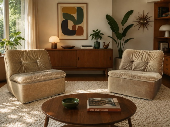 2 poltrone vintage verdi Cor "Ambo" di Jo Otterpohl – Divani modulari, Textile (photo 12 of 13)