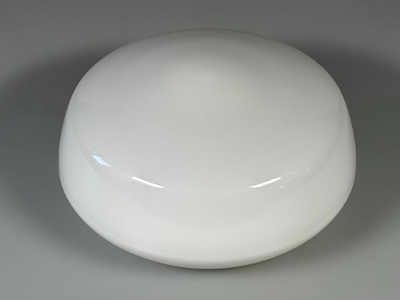 Image 1 of 50er 60er Jahre Lampe Leuchte Plafoniere Milchglas Mid Century Glas Design RZB