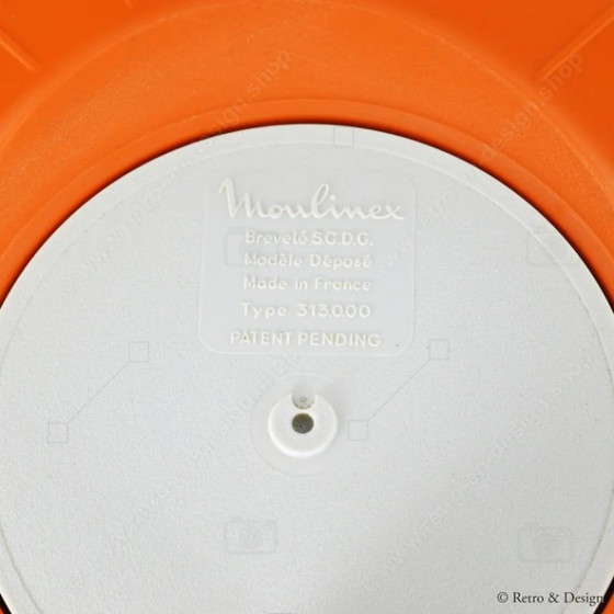 Image 1 of (W010) Moulinex Salad Garland vintage 313.0.00 – Arancione, in ottime condizioni (anni '70)