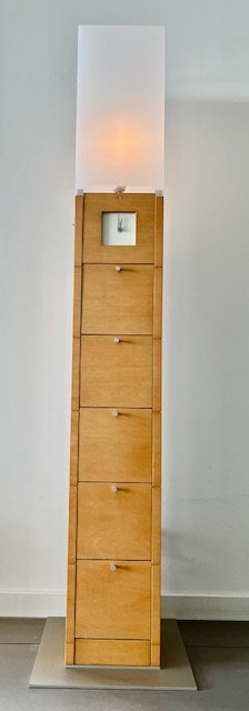 Image 1 of Giorgetti Myo Vloerlamp-Kast-Lamp-Klok