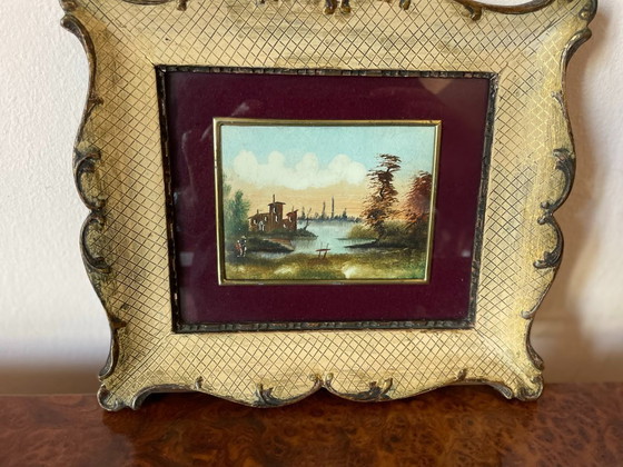 Image 1 of Öl auf Karton von Lucio Cargnel (1903-1998) Privatsammlung.