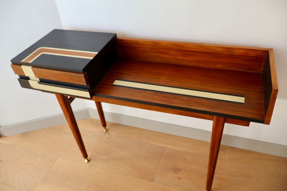 Image 1 of SOLD! Mid-Century Modern Console / Entry Table – Artistically Restored