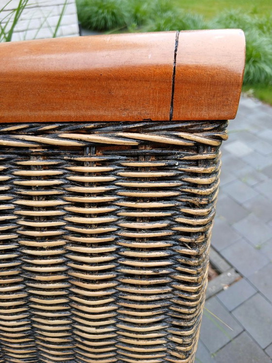 2 poltrone in rattan realizzate a mano negli anni '20 – Sedie da giardino (photo 10 of 15)
