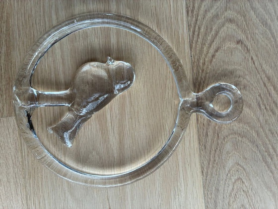 Image 1 of Kosta Boda vintage glass window hanger bird