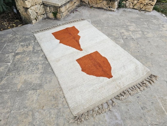 Image 1 of Tapis en laine naturelle fait main 250cmx150cm 