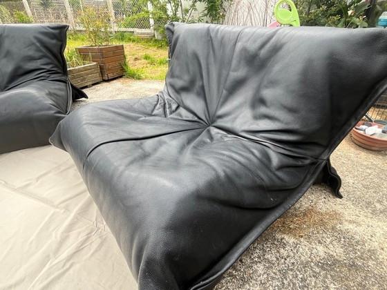 Yoko lounge by Ligne Roset, designed by Michel Ducaroy – Sofas, Leather (photo 7 of 17)