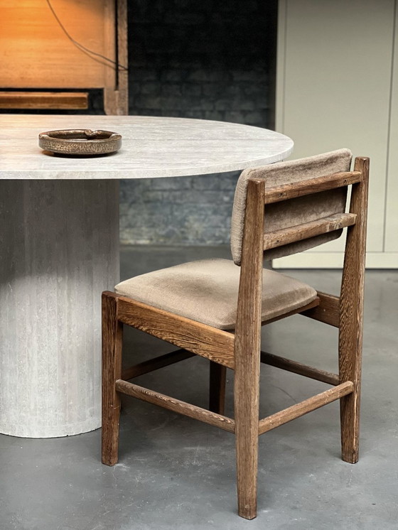 Image 1 of Tavolo da pranzo in travertino 