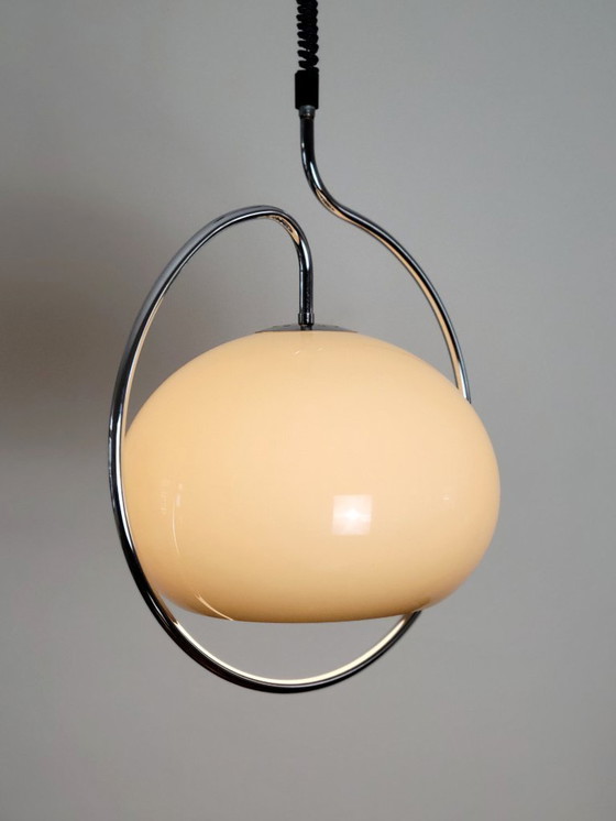 Image 1 of Lampada a sospensione vintage a forma di fungo in stile Space Age di Dijkstra del 1970