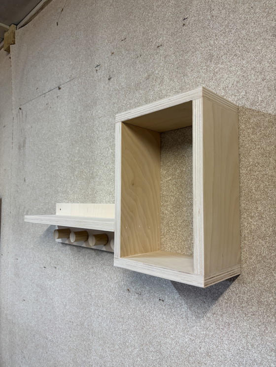 Image 1 of Wall decoration - coat rack - bookshelf