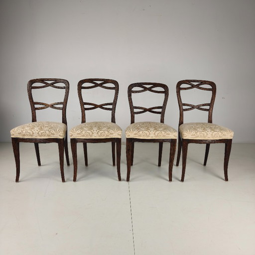 Juego de cuatro sillas de comedor Black Forest de Horrix – eetkamerstoelen, Wood (photo 2 of 7)