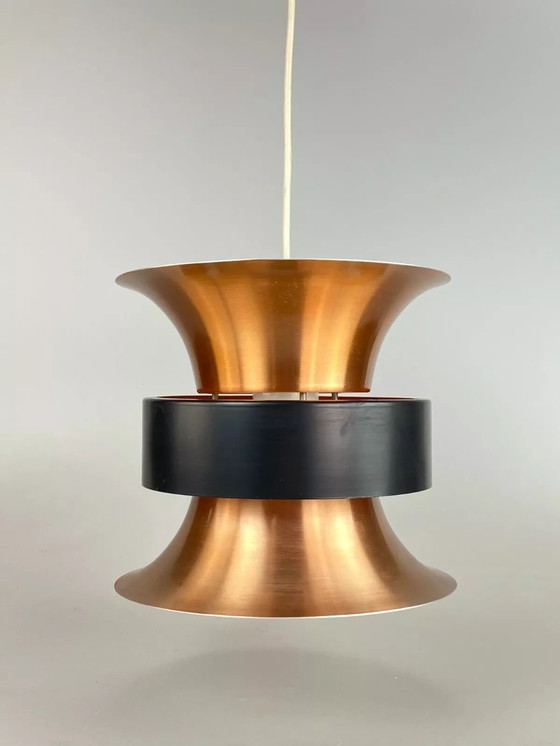 Image 1 of Lampada anni '60 e '70, lampada a sospensione, lampada da soffitto, design spaziale in metallo