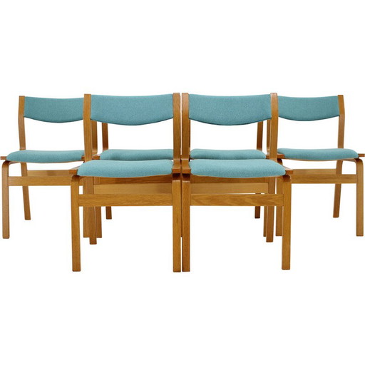Set of 6 vintage bentwood chairs, Denmark 1960s