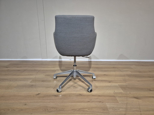 8X Ahrend - Chaises de bureau/salle à manger - Gris - Rose -Design