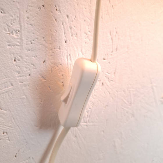 Image 1 of 2 lampade da parete vintage Ikea Smyg lampada da comodino in metallo/plastica bianca