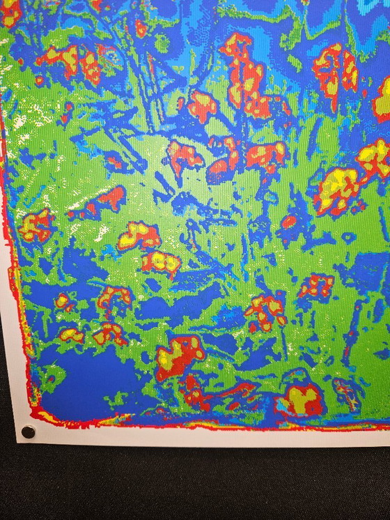 Image 1 of Zeefdruk op dik papier Henk van der Vet tulp