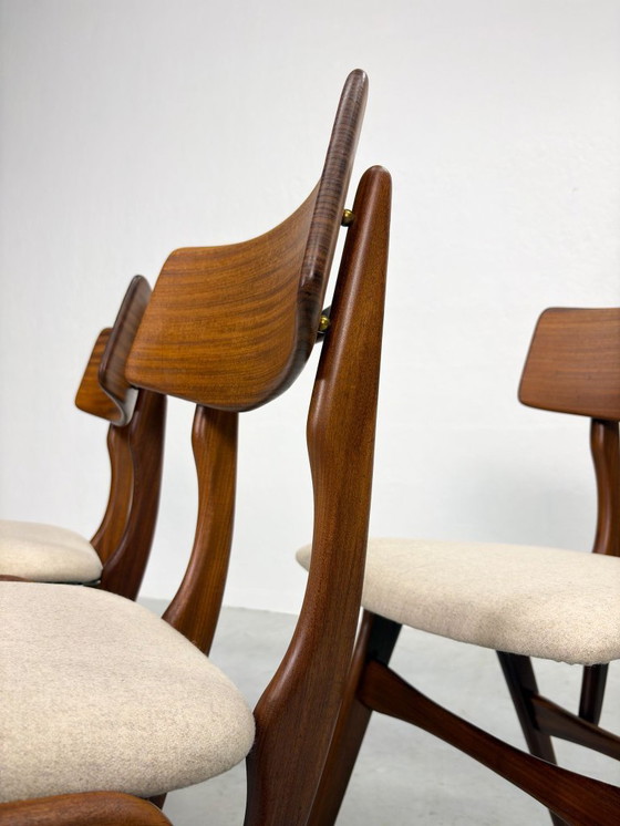 Image 1 of Set Mid-Century Eetkamerstoelen van Topform