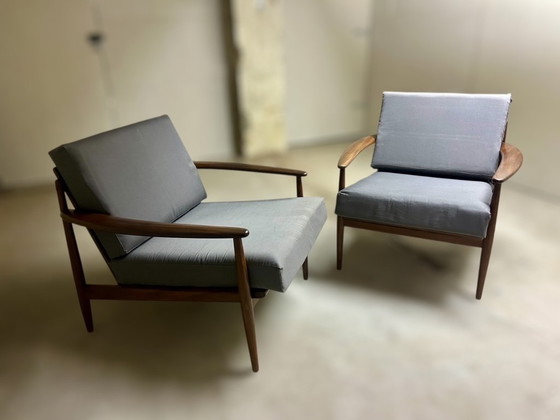 Image 1 of coppia di poltrone scandinave Grete Jalk