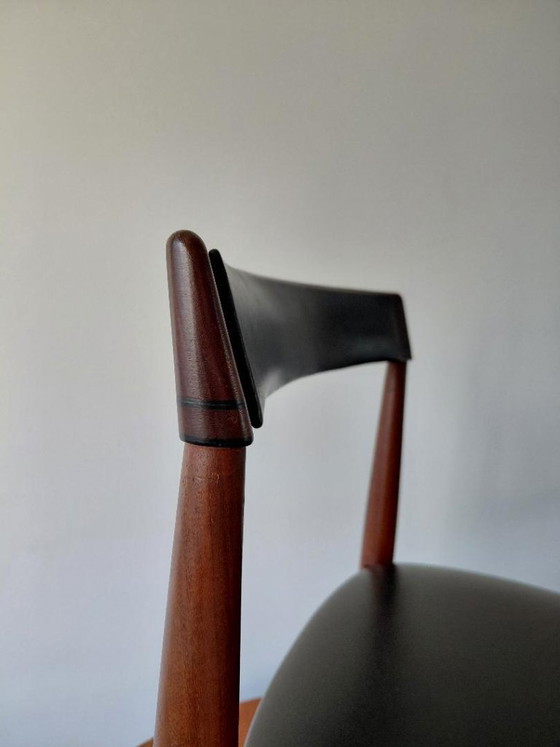 Image 1 of Uitschuifbare eettafel met 4 stoelen Hans Olsen / Frem Røjle / Roundette
