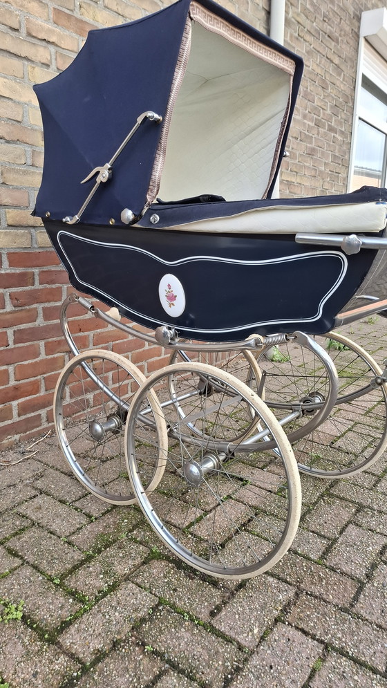 Image 1 of Vintage High Life Stroller | Dark Blue | 1960s Style