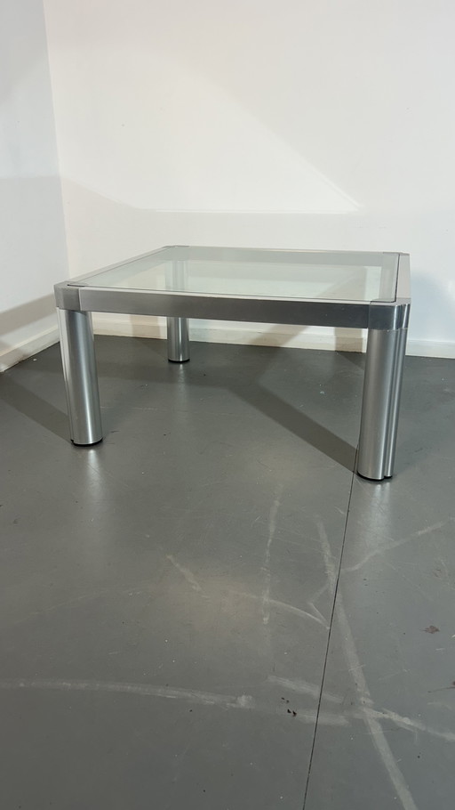 Aluminum coffee table 1970
