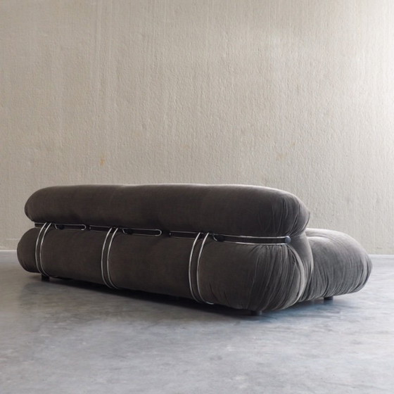 Image 1 of Soriana 3-seater sofa by Afra & Tobia Scarpa for Cassina