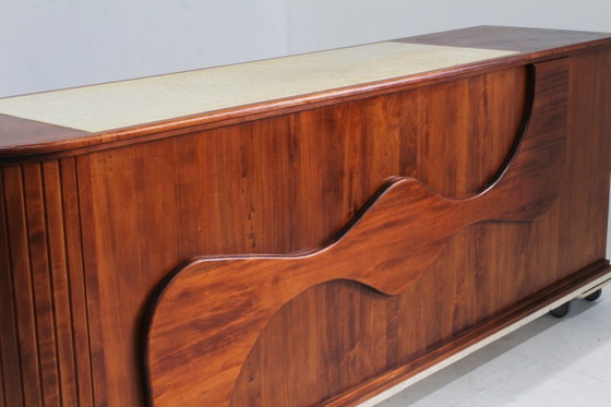 Vintage counter Italy, 1970s – Sideboard, Marble (photo 3 of 11)