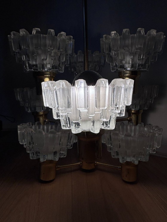 Lampadario Mid Century Hans Agne Jakobsson – Hans-Agne Jakobssen, Glass (photo 5 of 10)