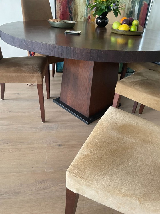 Image 1 of table de salle à manger design en chêne