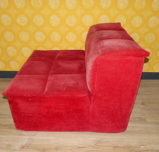 Image 1 of Modular sofa, 3 elements, corner armchair, foam, Lübke model Q-System, 1990s