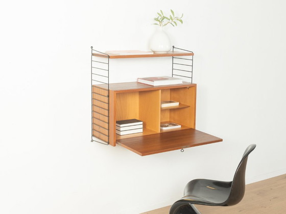 1950s Wall Shelf, Nils Strinning – Wall cabinet, Metal, Wood (photo 3 of 10)