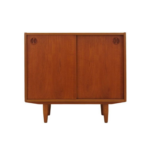 Teakholzschrank, dänisches Design, 1970er Jahre, hergestellt in Dänemark