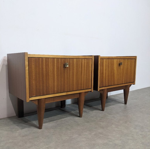  Scandinavian vintage  bedside tables  