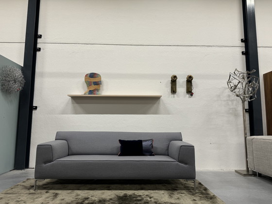 Image 1 of Design On Stock Bloq Bench 2.5 Seater Plough Wool